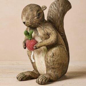 John Derian For Target Squirrel Pillow Beaded Radish New With Tags